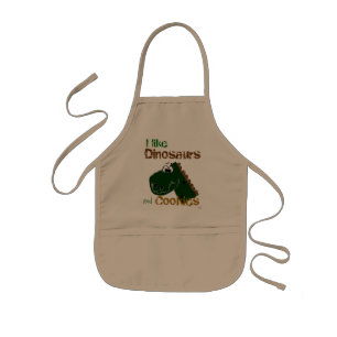 Tablier Enfant Dinosaures et cookies