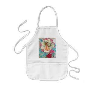 Tablier Enfant DOUCHE STORK BABY GiRL