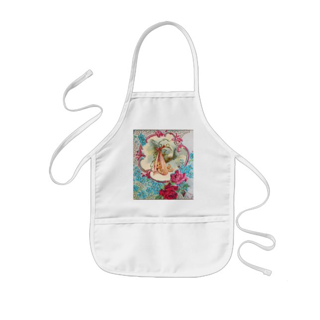 Tablier Enfant DOUCHE STORK BABY GiRL (Devant)
