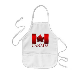 Tablier Enfant Drapeau du Canada Apron Souvenir de l'enfant Apron