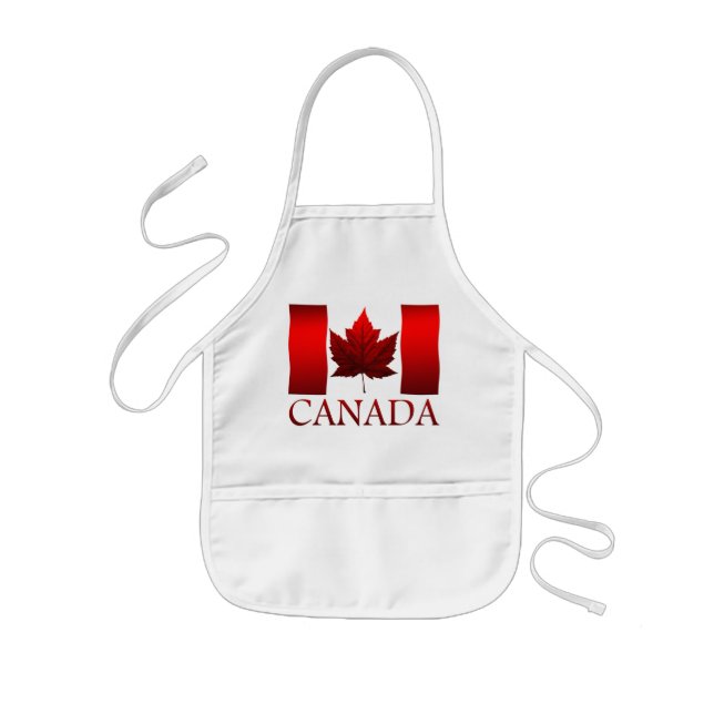 Tablier Enfant Drapeau du Canada Apron Souvenir de l'enfant Apron (Devant)