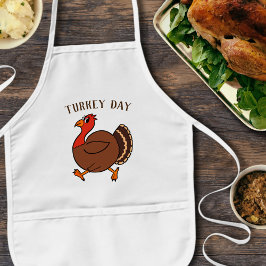 Tablier Enfant Drôle Thanksgiving Turquie Day