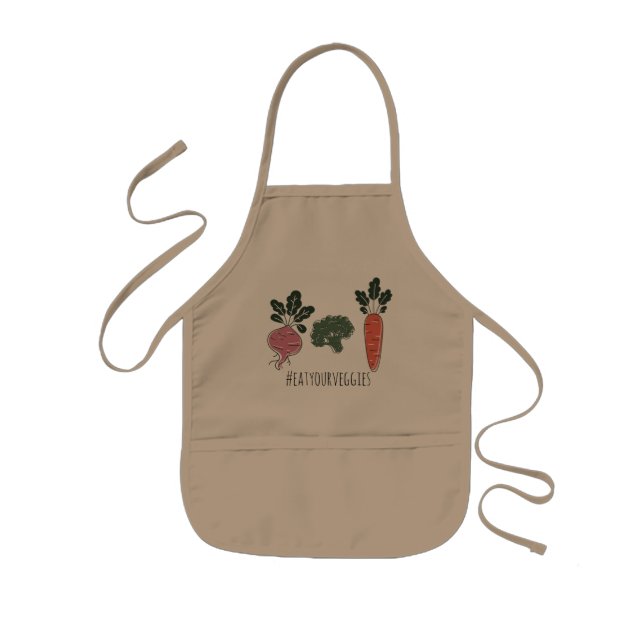 Tablier Enfant #eatyourveggies tablier enfants (Devant)