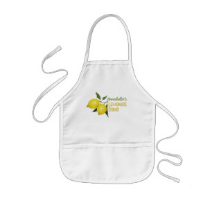 Tablier Enfant Enfants divertissants personnalisés Stand de citro