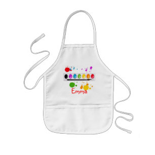 Tablier Enfant Enfants peignant le tablier d'art