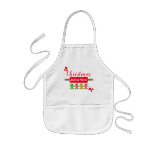 Tablier Enfant Équipe de pâtisserie de Noël