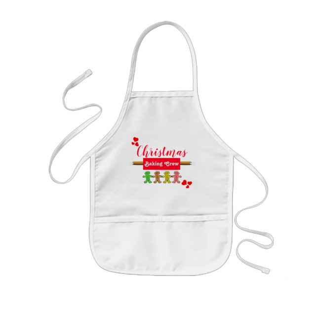 Tablier Enfant Équipe de pâtisserie de Noël (Devant)