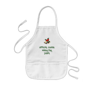 Tablier Enfant Fabricant officiel de biscuit pour Père Noël