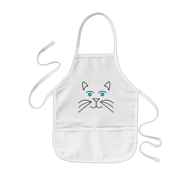 Tablier Enfant Face de chat (Devant)
