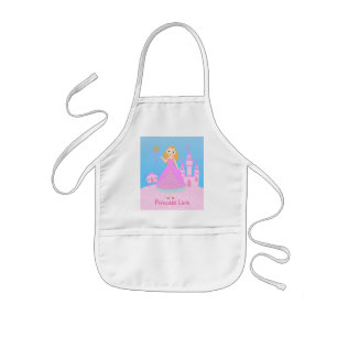 Tablier Enfant Fairytale Princess à Pink Birthaday