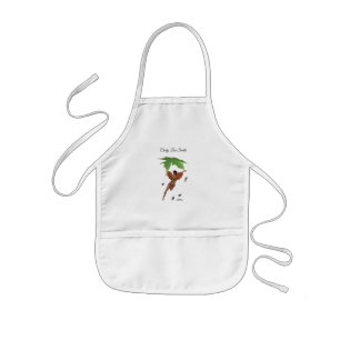 Tablier Enfant Fée Cute Avec Ailes Brown Filles Poche Apron