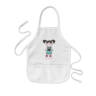 Tablier Enfant Fille mignonne de cuisine