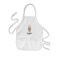 Fleurs adorables Couleur d'eau Lapin Lapin et Nom