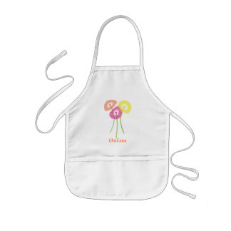 Tablier Enfant Gerberas colorées
