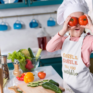 Tablier Enfant Gobble Gobble Jusqu'À Ce Que Vous Tournez Thanks