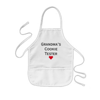 Tablier Enfant Grand-mère's Cookie Tester Grandkids' Apron