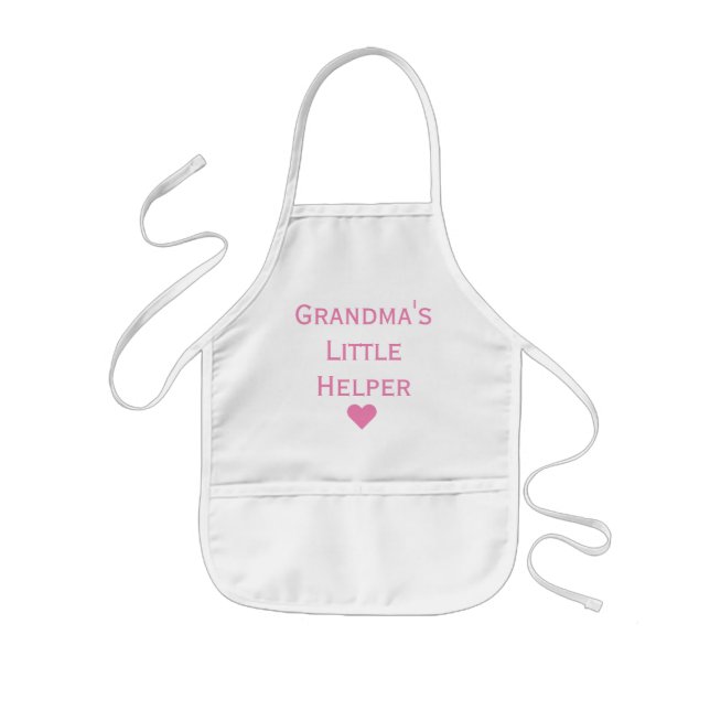 Tablier Enfant Grand-mère's Little Helper Grandkids' Apron (Devant)