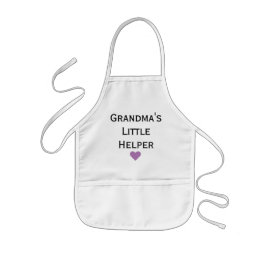 Tablier Enfant Grand-mère's Little Helper Grandkids' Apron