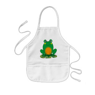 Tablier Enfant Grenouille verte