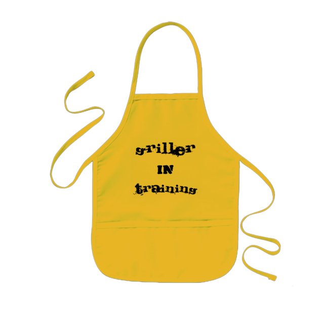 Tablier Enfant griller dans l'entraînement des enfants tablier (Devant)