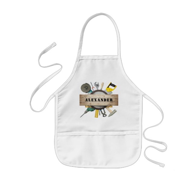 Tablier Enfant Handyman Outils et Gadgets Apron pour enfants (Devant)