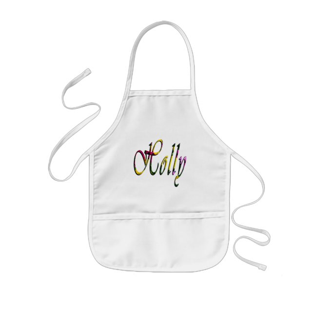 Tablier Enfant Holly, Nom, Logo, Artiste Kindy Apron (Devant)
