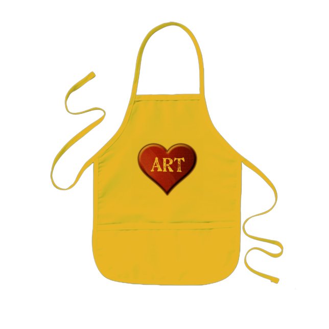 Tablier Enfant I Love Art Kids Apron (Devant)