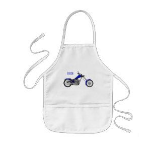 Tablier Enfant Illustration de la moto à hélico