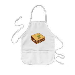 Tablier Enfant Illustration de Lasagna