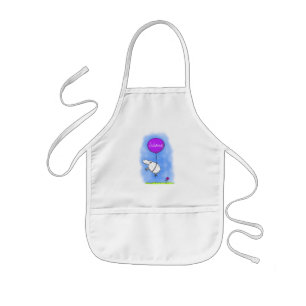 Tablier Enfant Illustration de l'humour en ballons de mouton mign