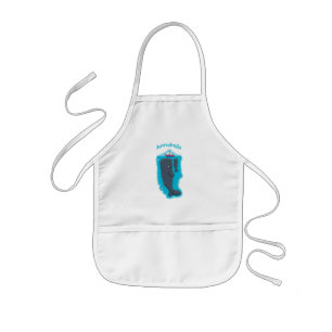 Tablier Enfant Illustration de mignons baleines et voiliers