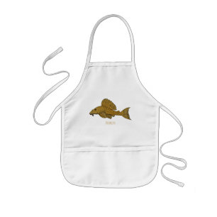 Tablier Enfant Illustration de poisson Pleco