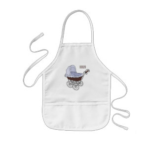 Tablier Enfant Illustration de poussette