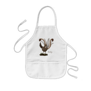 Tablier Enfant Illustration de superbe et superbe lyrebird