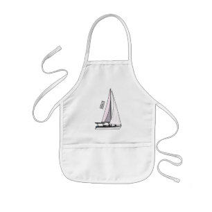 Tablier Enfant Illustration de voilier