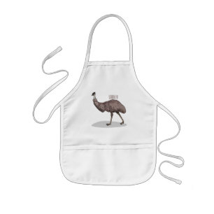 Tablier Enfant Illustration d'Emu bird