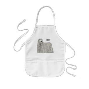 Tablier Enfant Illustration Komondor pour chien