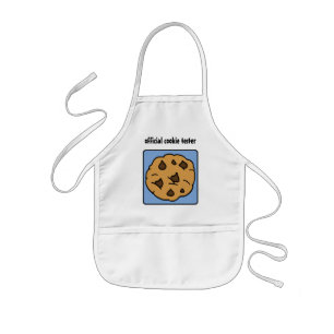 Tablier Enfant Image de dessin animé de biscuit au chocolat Desse