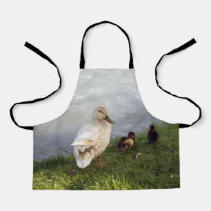 Tablier Enfant Imprimé Canard Maman Et Ses Caneton