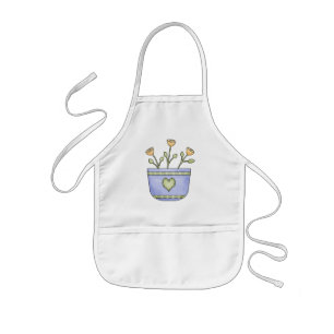 Tablier Enfant Jardin des enfants apron floral amusant