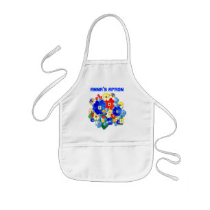 Tablier Enfant Jardin fleuri ~Apron