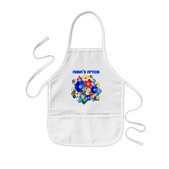 Tablier Enfant Jardin fleuri ~Apron (Devant)