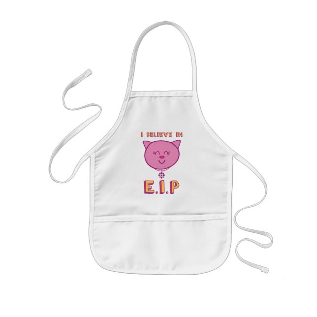 Tablier Enfant Je crois en E.I.P (Devant)