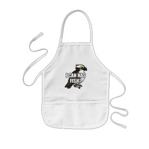 Tablier Enfant Je peux a des poissons ?