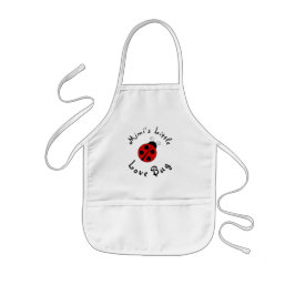 Tablier Enfant Jolie Coccinelle Personnalisée Mimi's Little Love 
