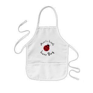 Tablier Enfant Jolie Coccinelle Personnalisée Mimi's Little Love
