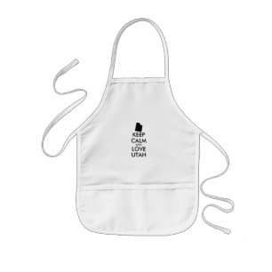 Tablier Enfant KEEP CALM et LOVE UTAH