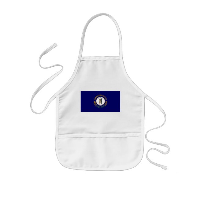 Tablier Enfant Kentucky : Drapeau d'État américain du Commonwealt (Devant)