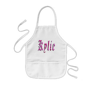 Tablier Enfant Kylie, Nom, Logo, Filles Artistique Kindy Apron