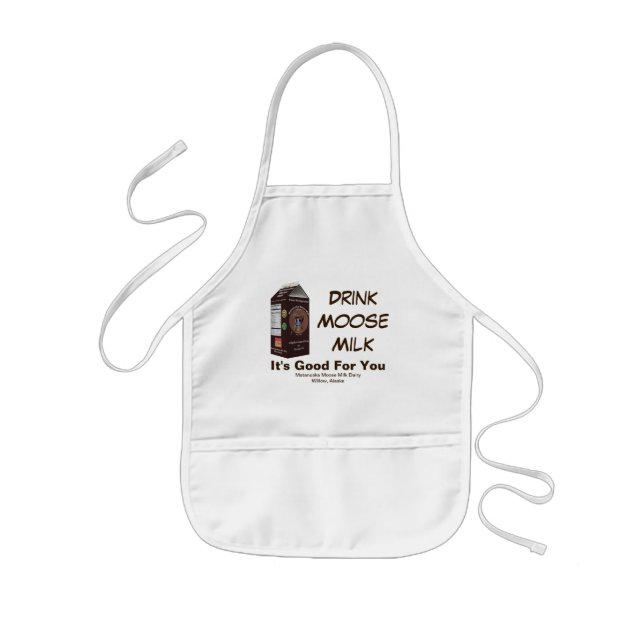 Tablier Enfant Lait d'orignal Matanuska (Devant)